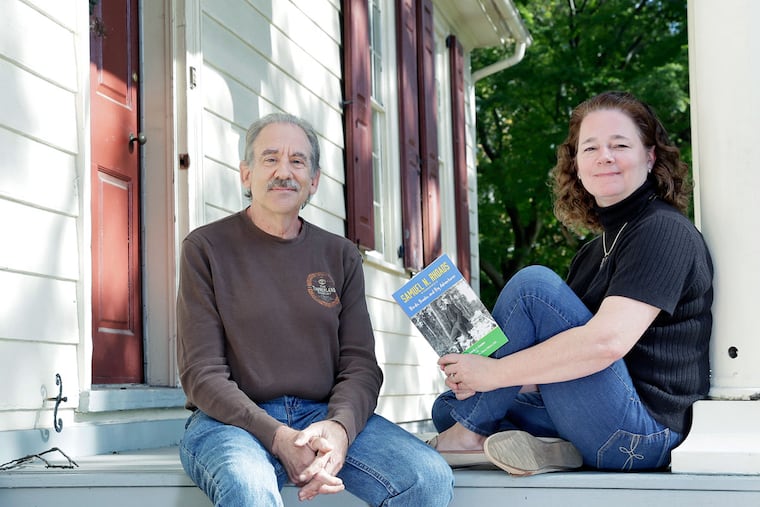 Brian Kelly and Kim Custer at Boxwood Hall. The borough bought the 18th-century house along with another house and land for $1.8 million in 2014.