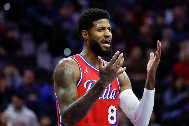With stars like Paul George in and out of the lineup, the Sixers have struggled this season.