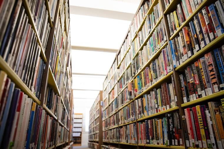 Books in the Osterhout Free Library in Wilkes-Barre.