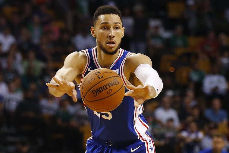 Ben Simmons’ ability to handle the ball and run the Sixers offense at 6-foot-10 has set his expectations sky high.