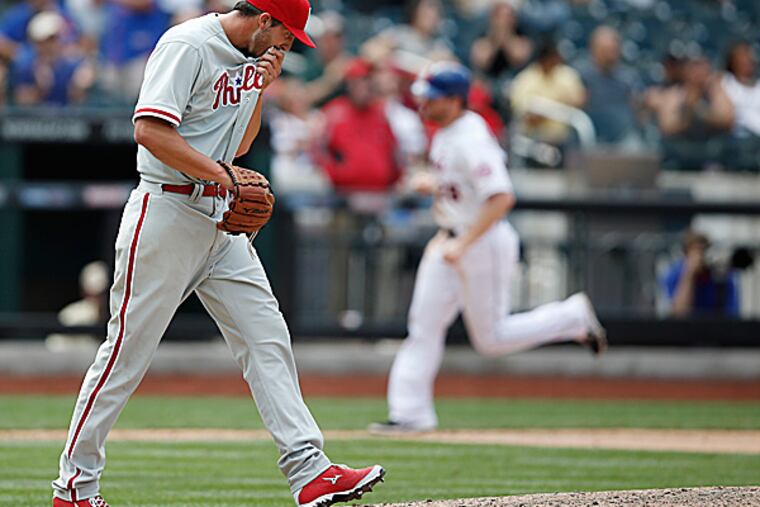 Phillies relief pitcher Phillippe Aumont. (Kathy Willens/AP)