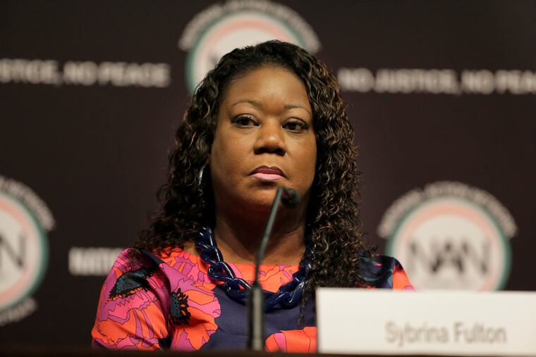 FILE - In this April 3, 2019 photo, Sybrina Fulton participates in a panel at the National Action Network Convention in New York. Fulton, a mother who turned to activism after the slaying of her black teen son Trayvon Martin, has announced she is running for office in Miami. The Miami Herald reports Fulton will be entering the race to join the 13-member board of Miami-Dade County commissioners. Fulton said in a Saturday, May 18 statement that she would continue working to end gun violence. She will challenge Miami Gardens Mayor Oliver Gilbert for the seat that is up for grabs in 2020 because of term limits. (AP Photo/Seth Wenig, File)