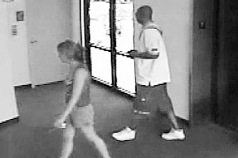 Rian Thal and Timothy Gilmore were seen on surveillance tape at the Piazza at Schmidts just before they were shot to death.