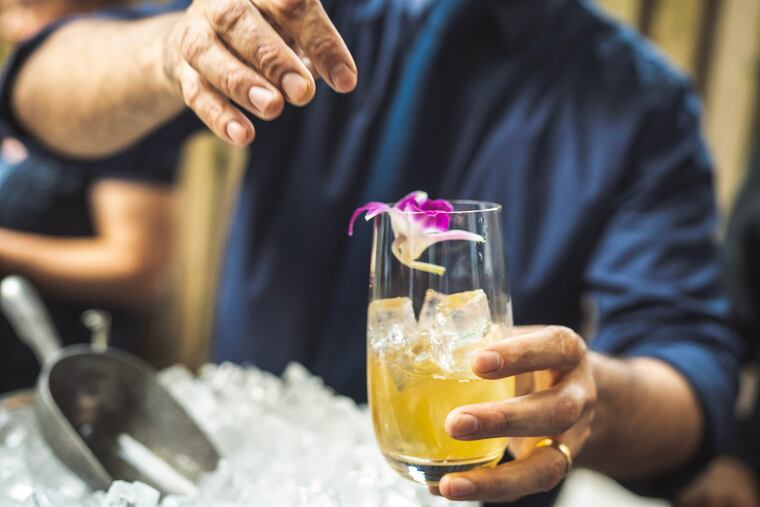 A cocktail from a recent Underground Kitchen dinner held in Richmond, Va.