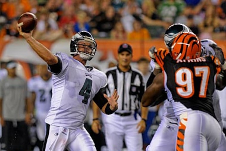 Undrafted offensive lineman Austin Howard could make the Eagles roster and protect Kevin Kolb. (Photo by Thomas E. Smith)