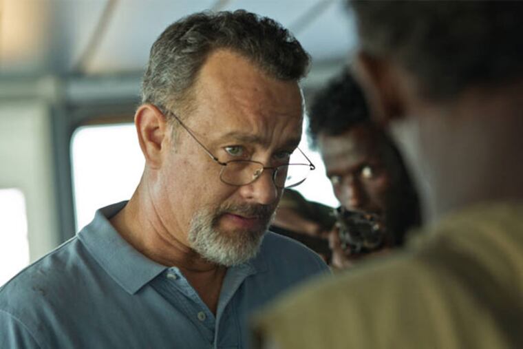Tom Hanks stars as Richard Phillips in "Captain Phillips," based on the story of a cargo ship taken by pirates.