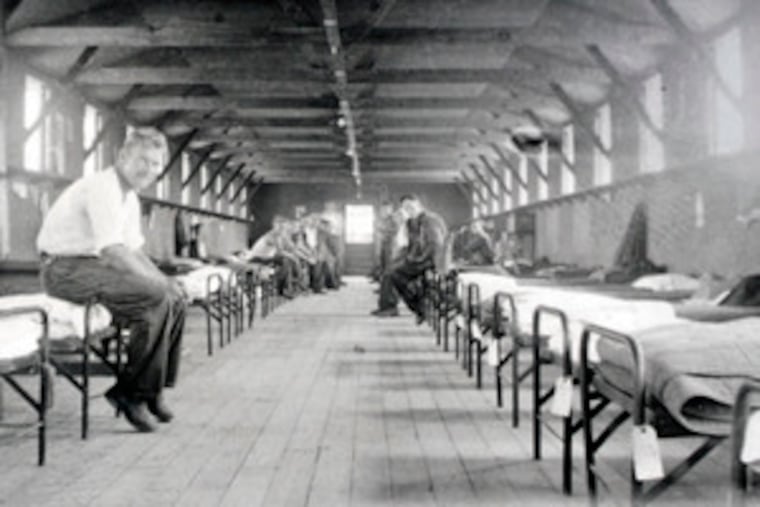 Civilian Conservation Corps workers take a break in the barracks at Bass River State Forest. "I wish I could meet a few of the boys again," said John Nisky, 92, who provided this photograph.