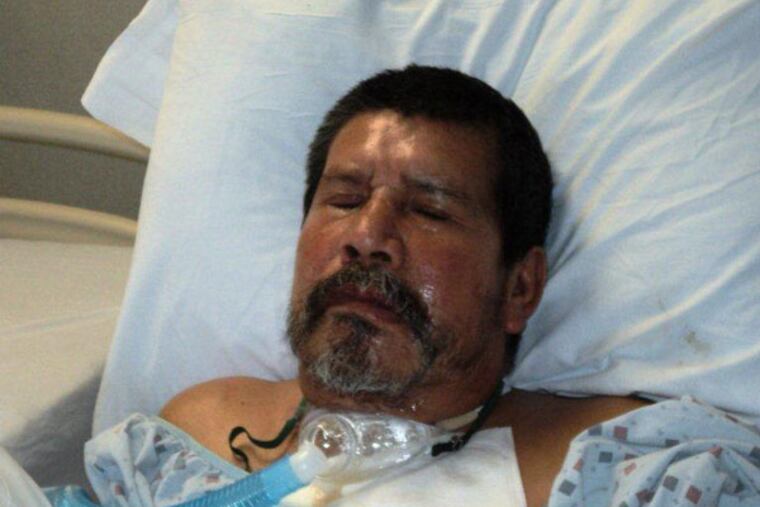 Doctors at Crozer-Chester Medical Center are asking for the public's help in identifying an adult man who was brought into the hospital two months ago. The man was in stable but serious condition Wednesday afternoon. He was injured March 26 in a fire at a residence at 121 Sayres Neck Road in Bridgeton, N.J. (Courtesy of Crozer-Chester).