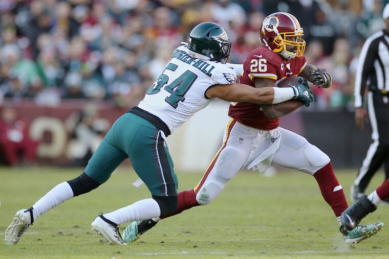 Adrian Peterson has rushed for 14,216 yards in his NFL career and had 898 yards on the ground in 2019.