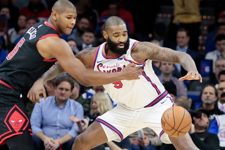 Kyle O'Quinn (right), in action against the Bulls last month.