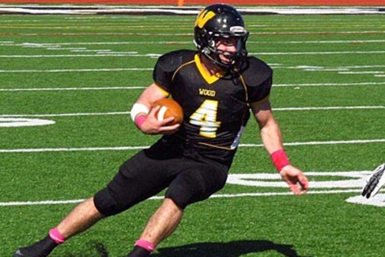 Archbishop Wood's Andrew Guckin rushed for 345 yards, setting a new school record, against Bonner-Prendergast.