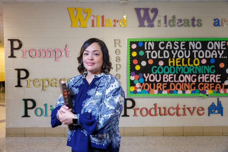 Diana Garcia, principal of Willard Elementary. She is the child of undocumented immigrants and now a winner of the 2023 Lindback Award for Principal Leadership.