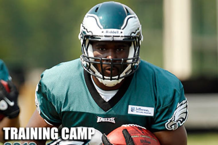 Both rookie Eagles running backs probably have better talent than their entry credentials suggest. (Yong Kim/Staff Photographer)