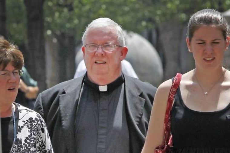 Monsignor William Lynn (left) and James Brennan.
ALEJANDRO A. ALVAREZ / STAFF PHOTOGRAPHER