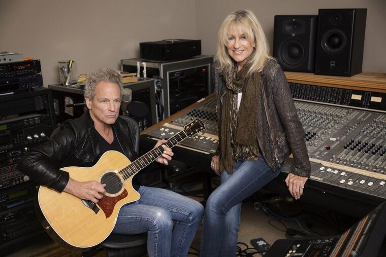 Lindsey Buckingham and Christine McVie will perform June 30 at the Mann Center for the Performing Arts.