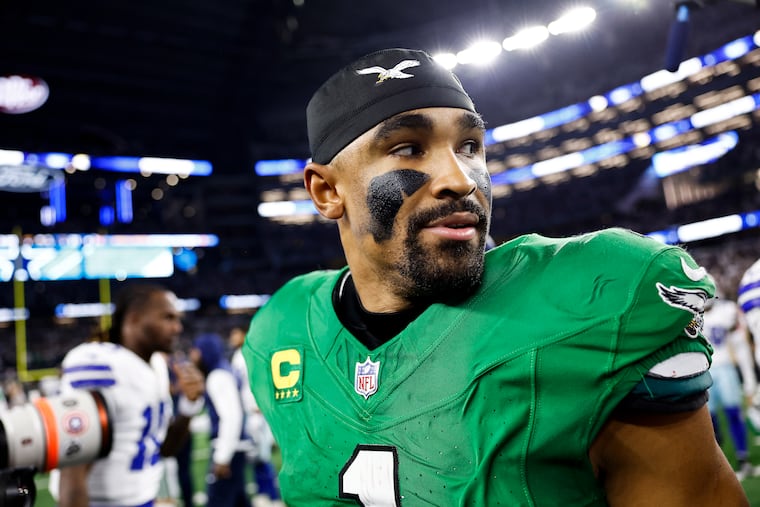 Jalen Hurts and the Eagles will officially clinch a playoff spot with a win or a Cowboys' loss this week.