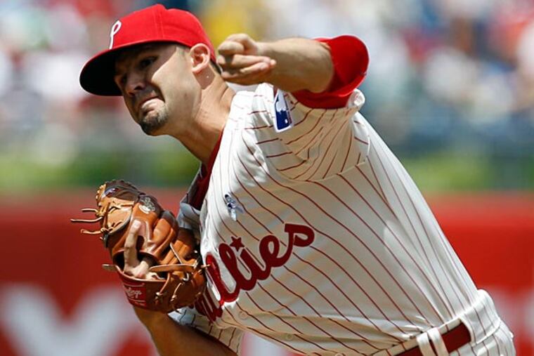 Phillies pitcher Adam Morgan. (Yong Kim/Staff Photographer)