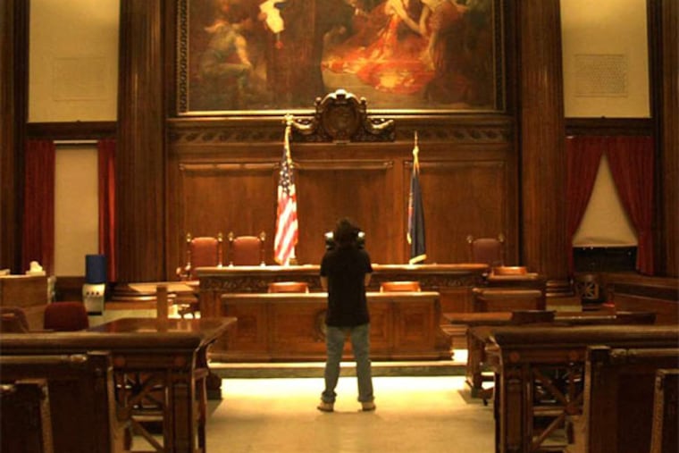 A boy faces a judge in "Kids for Cash."