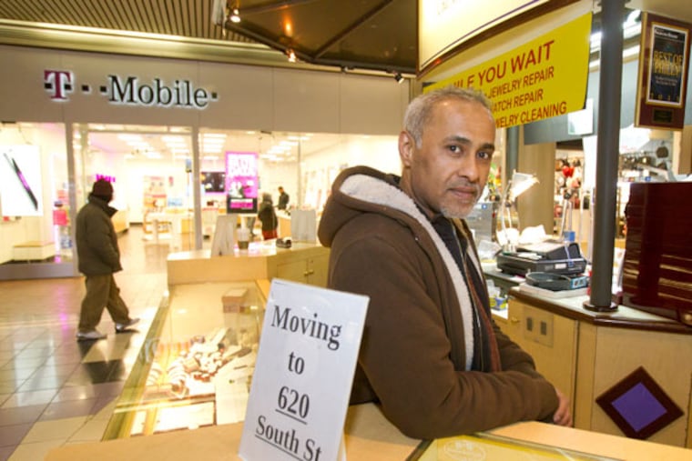 George Thomas of Creative Silver inside the Gallery. ( CHARLES FOX / Staff Photographer )