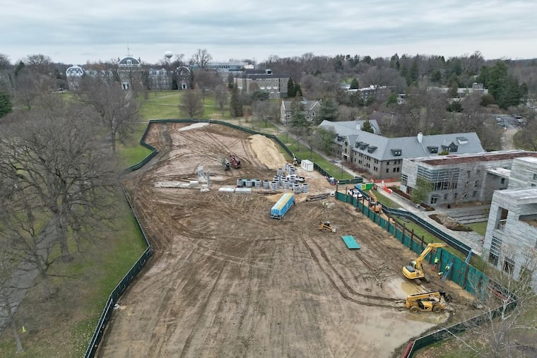 Swarthmore College dug up its rolling green lawns last year to install a geo-exchange system that will enable it to heat and cool eight buildings without fossil fuels. The new system, which will replace a century-old steam plant, is part of an ambitious plan to rely entirely on renewable energy by 2035.