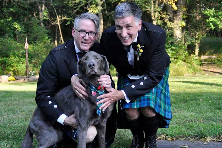 MGWED Michael Campbell and Paul Trimbur The one with the glasses is Michael, the other is Paul. Photo: Jodi White