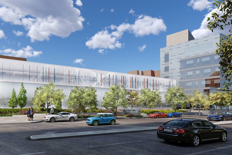 The University of Pennsylvania Health System is adding a proton beam therapy center at Penn Presbyterian Medical Center to complement the Roberts Proton Therapy Center that opened at the nearby Hospital University of Pennsylvania in 2010. The new facility is shown here in an architectural rendering.