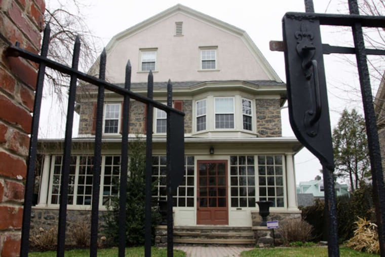 Erin Heilig and Tom Ross are opening their historic Overbrook home to the public as part of the Overbrook Farm Clubs house tour. ( MEAGHAN POGUE / Staff Photographer)