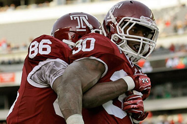 Temple now has 32 rushing touchdowns this season, eclipsing the program record of 29 set two years ago. (Alex Brandon/AP)