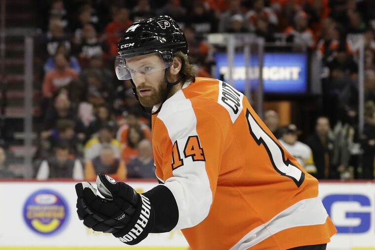 Sean Couturier scored a career-high 31 goals and 76 points playing as the Flyers top-line center last season.
