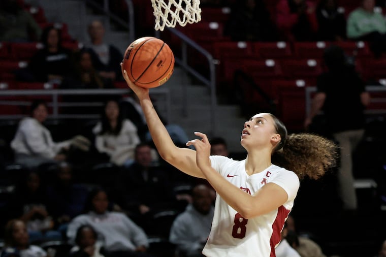 Jaleesa Molina averaged 9.9 points this season for Temple.