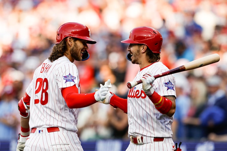 Phillies vs. Rangers opening day photos