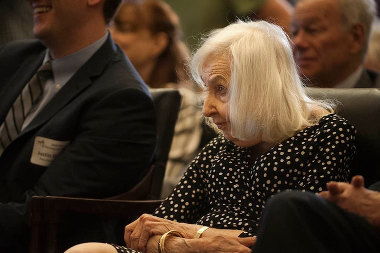 Marciene Mattleman began her career as a sixth-grade teacher in Philadelphia, then earned a Ph.D. in education, writing her dissertation at night when her three children were sleeping. (MICHAEL PRONZATO/Staff Photographer)