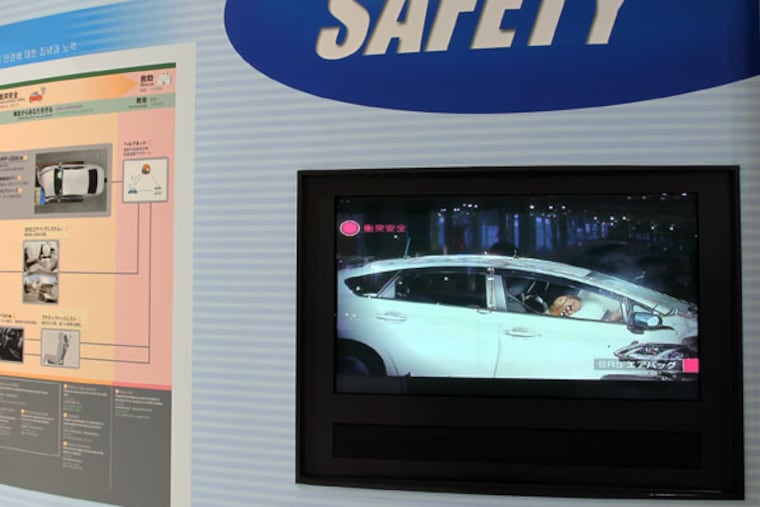 A video explains air bag safety on Toyotas. BMW, Chrysler, Daimler Trucks, Ford, General Motors, Honda, Mazda, Mitsubishi, Nissan, and Subaru are also in the recall. (Bloomberg)