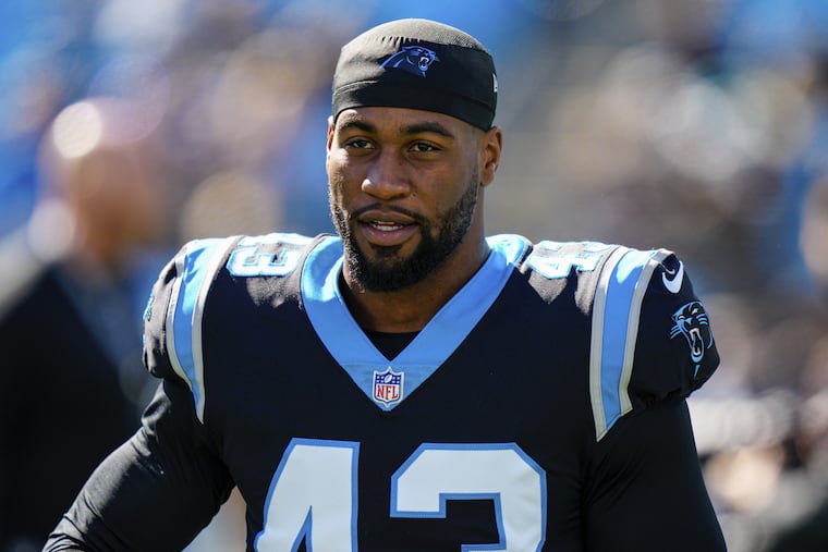 The Philadelphia Eagles have agreed to terms with former Carolina Panthers outside linebacker Haason Reddick.