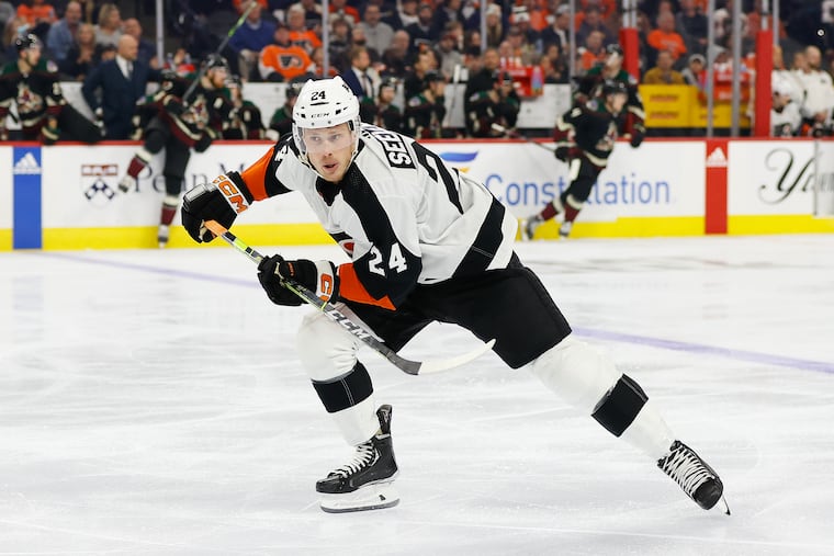 Flyers defenseman Nick Seeler has had a breakout season just two years after taking a year off from hockey.