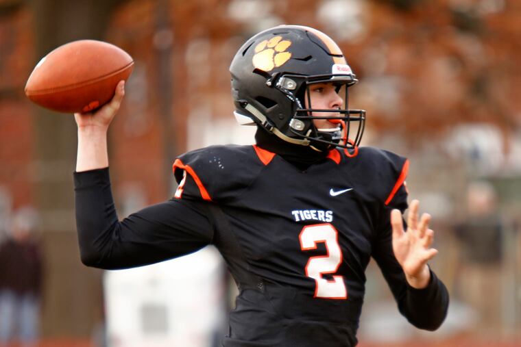 Woodrow Wilson sophomore quarterback Devin Kargman passed for 3,757 yards and 43 touchdowns this season. The yardage total was the second-highest in state history, topped only by his older brother Nick for Woodrow Wilson in 2018.