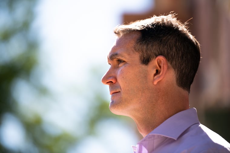 Pennsylvania Auditor General and Democratic congressional candidate for Pennsylvania's 10th District Eugene DePasquale in midtown Harrisburg on Saturday, Sept. 19, 2020. KRISTON JAE BETHEL for the Inquirer