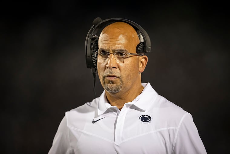 Penn State head coach James Franklin hopes to lead the Nittany Lions to a 4-0 start with a win against Villanova on Saturday.