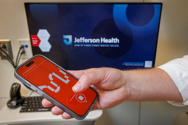 Bracken Babula, a Jefferson primary care doctor, has been using ambient listening during his patient exams to improve the quality of his medical notes.