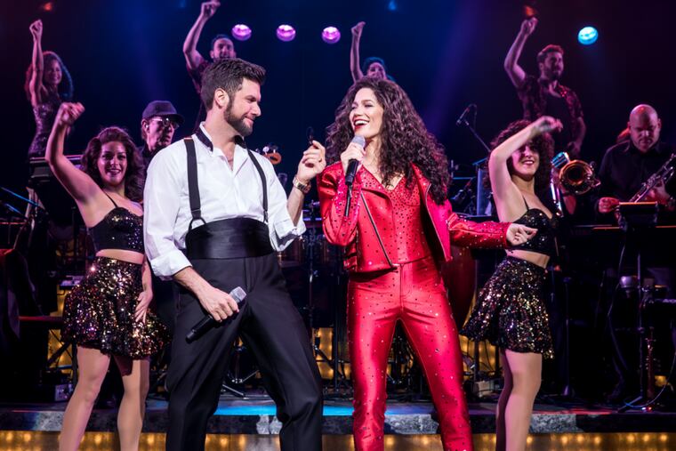 Mauricio Martinez and Christie Prades in the touring production of "On Your Feet," through April 15 at the Academy of Music.
