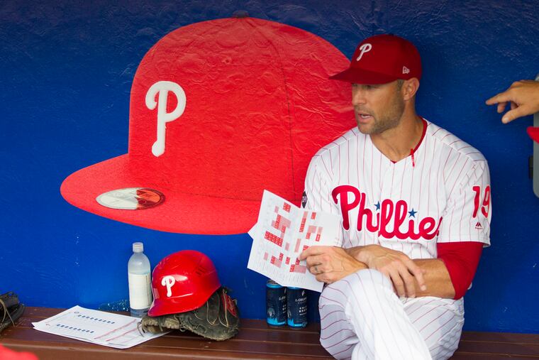 Phillies Manager Gabe Kapler at Citizens Bank Park on Aug. 14, 2019.