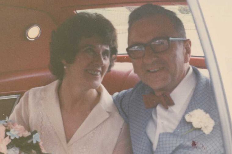Cyril E. Daly with his second wife, Ruth B. Daly. They married in 1973.