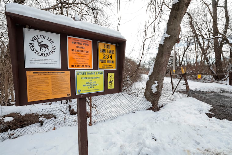 State Game Lands 234, Main Street and Pennhurst Road, Limerick Twp., Montgomery County. Residents are opposed to a proposed land swap involving the game land that they fear could pave the way for a data center.
