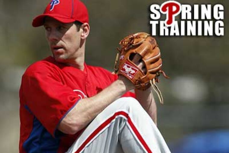 Cliff Lee gave up two hits in his two scoreless innings of work against the Blue Jays. (Yong Kim/Staff Photographer)