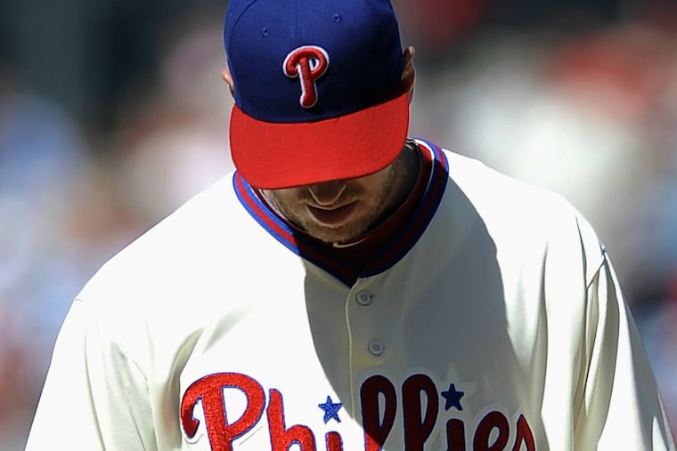 Roy Halladay says he feels bad that he has let down the Phillies fans.