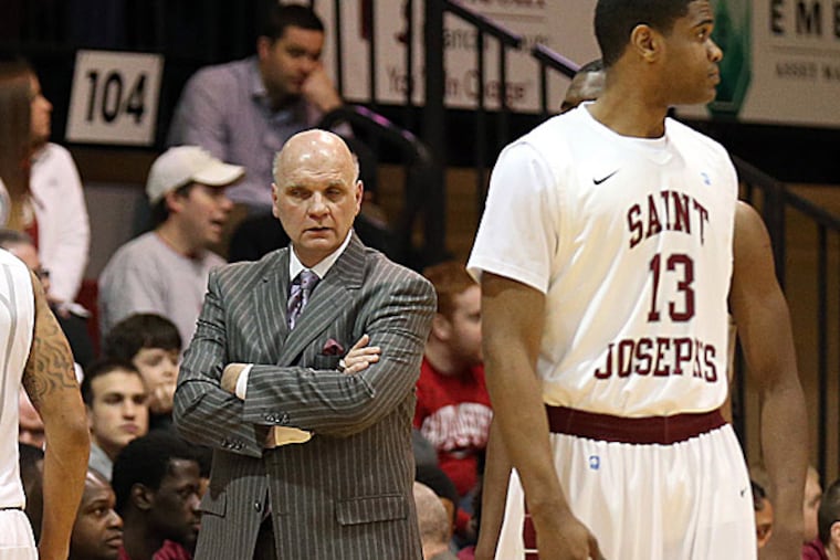 Saint Joseph's head coach Phil Martelli. (Yong Kim/Staff file photo)