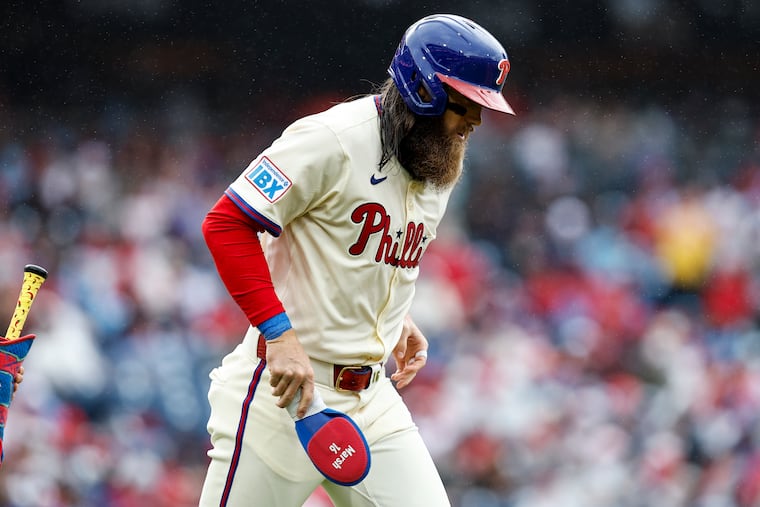 Brandon Marsh is hitless across 24 at-bats in April for the Phillies.