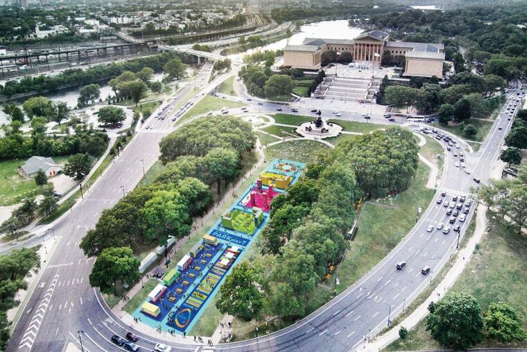 An artist rendering of the Oval+.