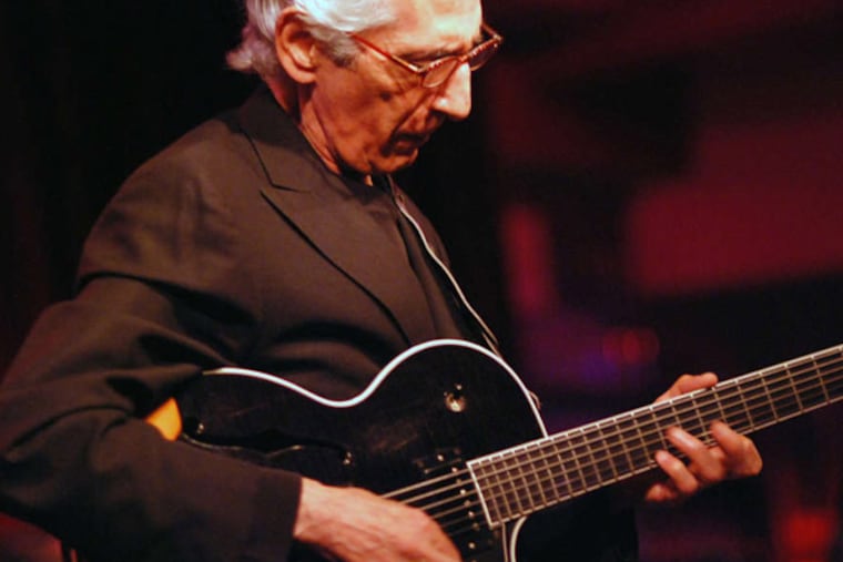 Legendary jazz guitarist Pat Martino headlines Jazz Bridge's 10th anniversary fund-raiser on Friday night at Rosemont's New Leaf Club. He has supported the charitable organization since its inception.