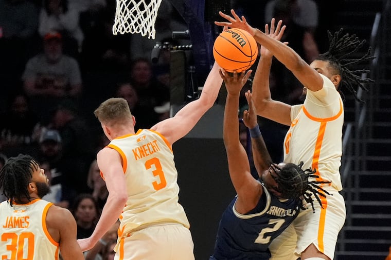 Marcus Randolph played with Saint Peter's last season, where he averaged 14.4 points per game.
